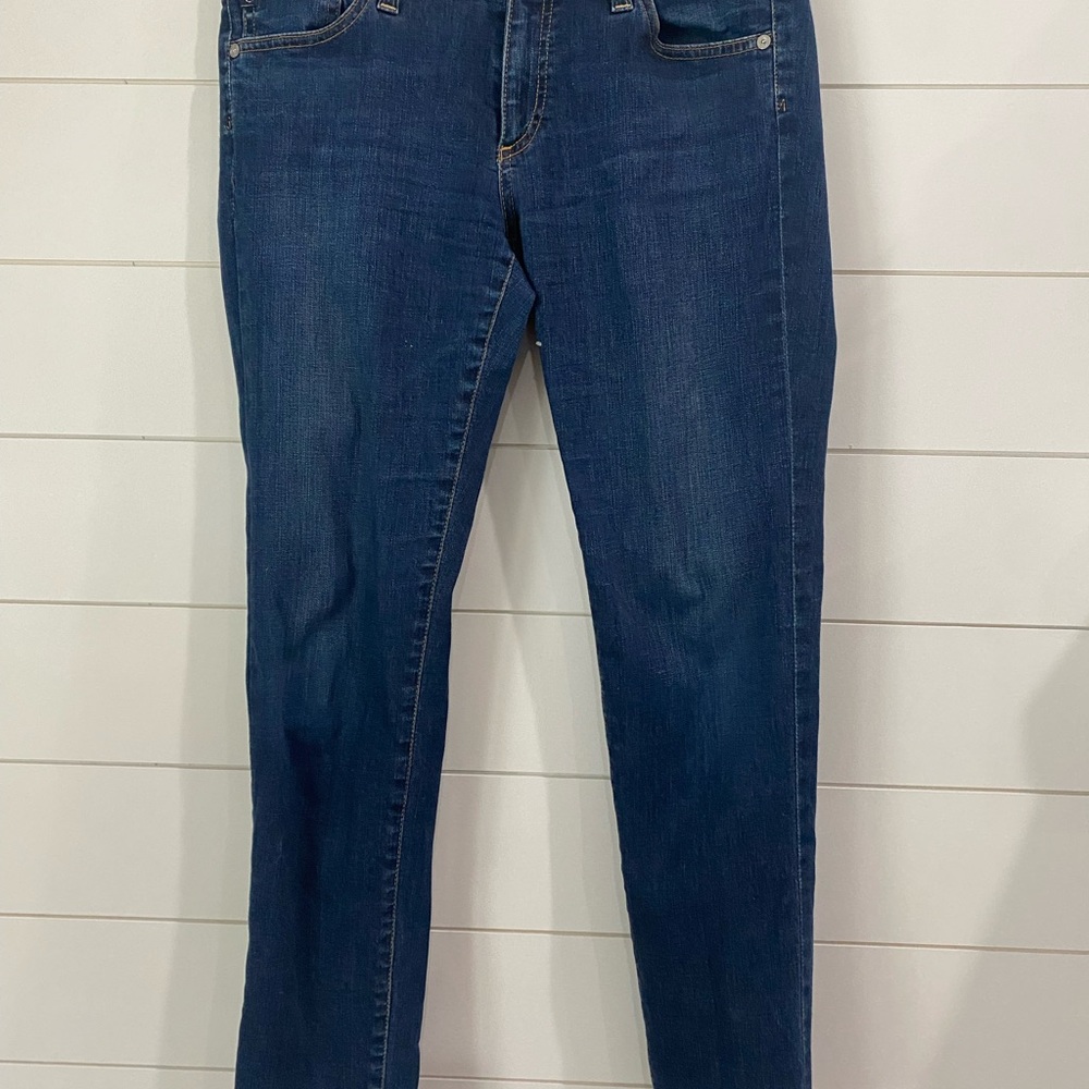 Ag Adriano Goldschmied Dark Blue Skinny Jeans